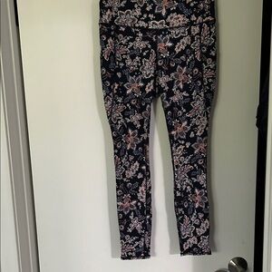 J. Jill Navy Floral Women's Leggings